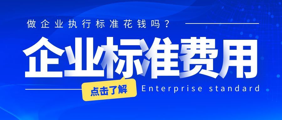 做企業(yè)執(zhí)行標(biāo)準(zhǔn)花錢嗎？