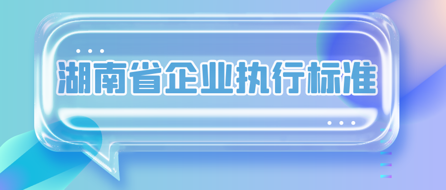 如何辦理湖南省企業(yè)執(zhí)行標(biāo)準(zhǔn) ？